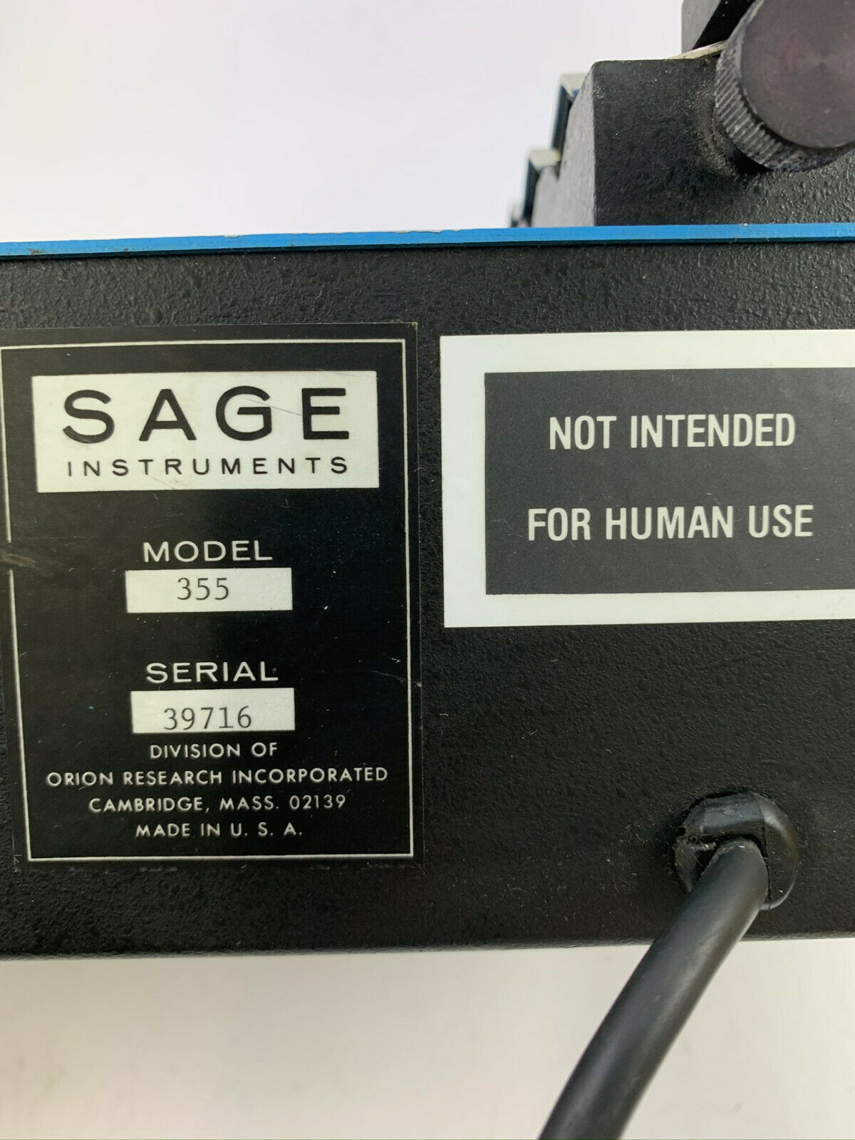 USED - Sage Instruments Orion Research 355 Syringe Pump