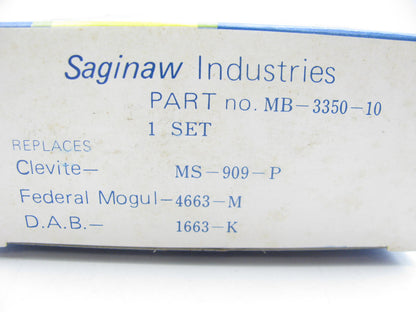 Saginaw MB-3350-10 Main Bearings .010'' For Chevrolet SBC 267 302 307 327 350-V8