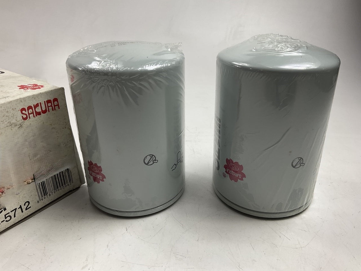 (2) Sakura WC5712 Coolant Filter Replaces PR3911 WF115 BW5075 P554075 LFW4074