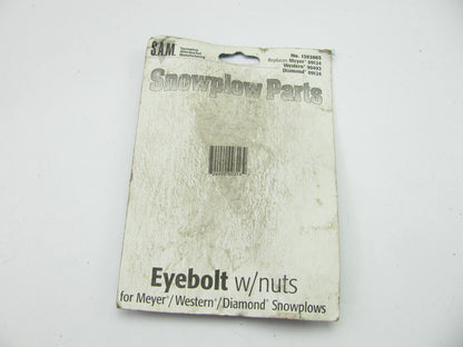 SAM 1302005  5/8'' Snow Plow Eyebolt With Nuts Meyer Western Diamond