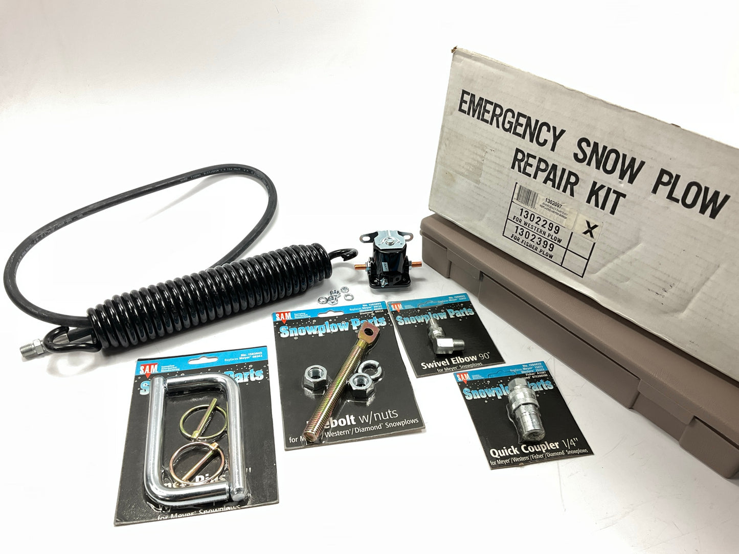 SAM 1302097 Under-the-Seat Emergency Repair Kit For Meyer Snow Plows