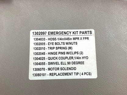 SAM 1302097 Under-the-Seat Emergency Repair Kit For Meyer Snow Plows