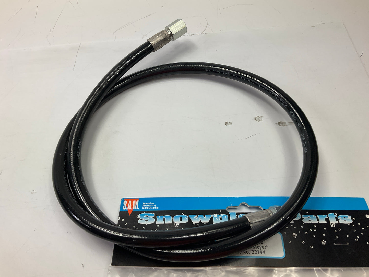 SAM 1304033 Meyer Snow Plow Replacement Hose 1/4'' MPR X 45'' FPR Hose (E-60)