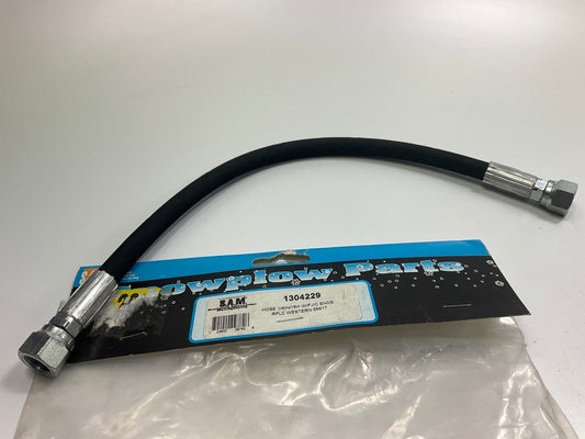 SAM 1304229 Snow Plow Hydraulic Hose 1/4'' X 16'' W/ FJIC Ends Replaces #56617