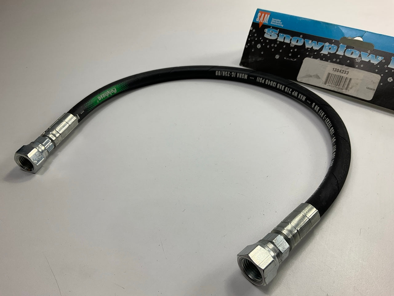 SAM 1304233 1/4'' X 22'' Snow Plow Hose Replacement W/ FJIC Ends