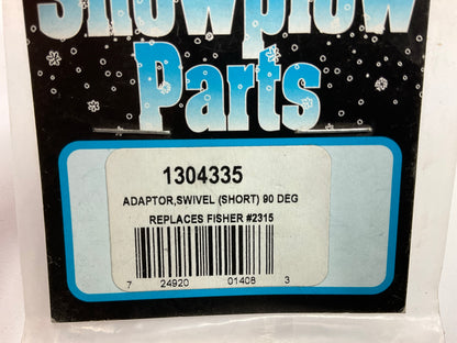 SAM 1304335 - 90 Degree Short Snow Plow Swivel Adapter Replaces Fisher 2315