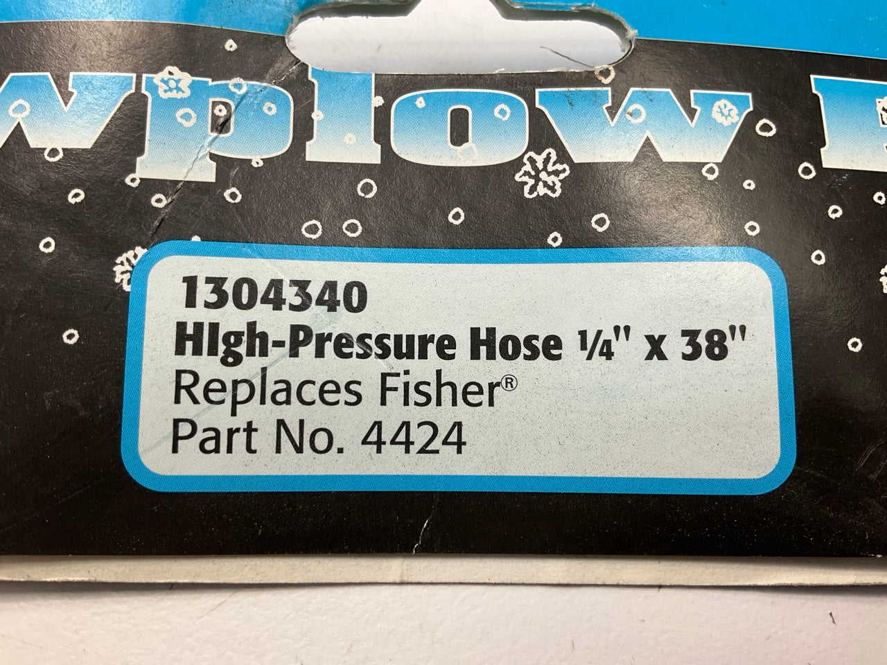 SAM 1304340 Hydraulic Hose For Fisher Snow Plow 1/4'' X 36'' With MP Ends