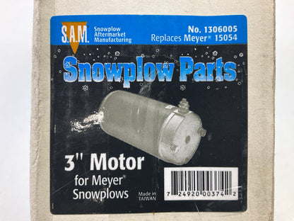 SAM 1306005 3'' Snow Plow Motor Replaces Meyer 15054