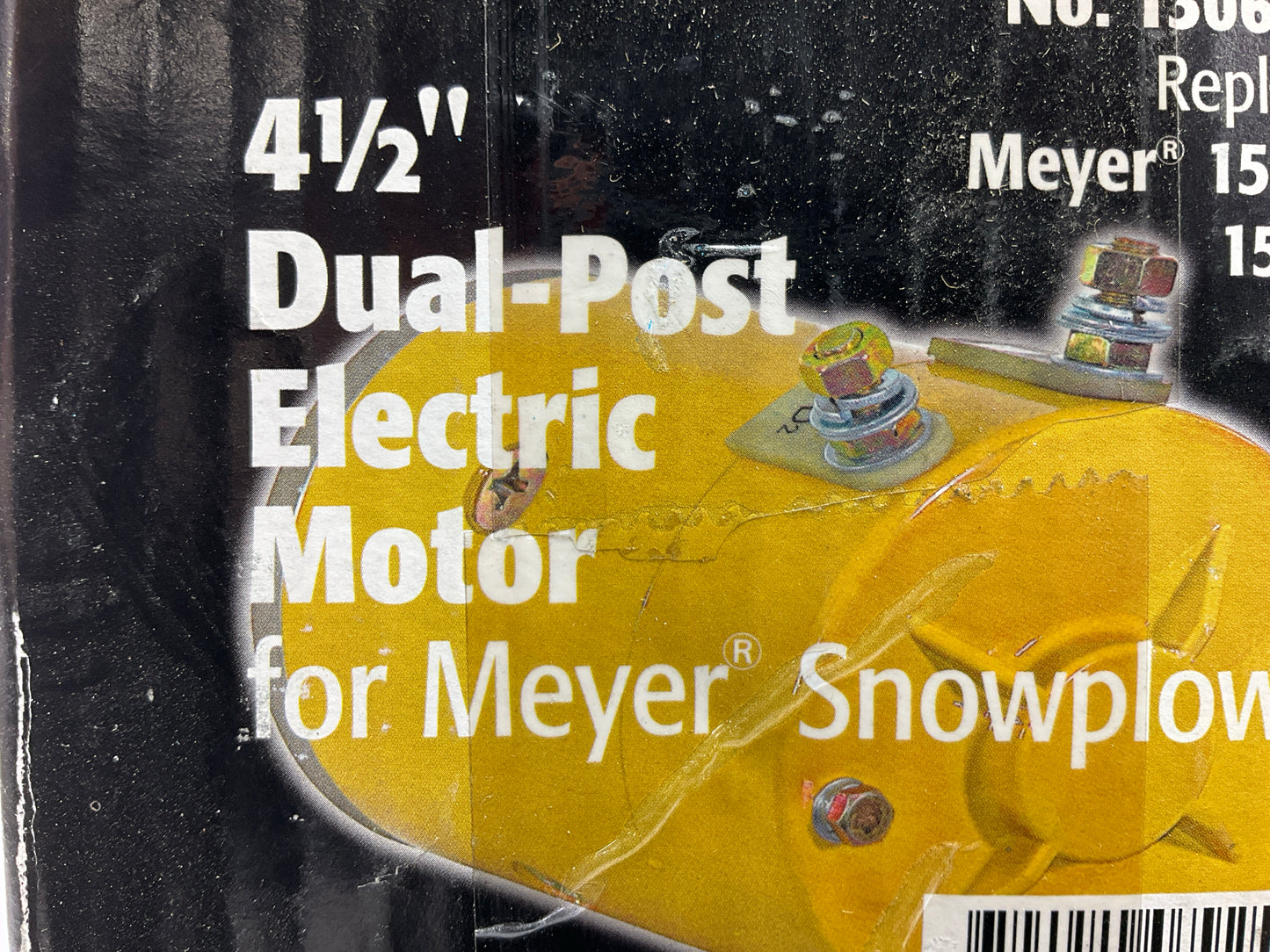 1306007 Snow Plow 4 1/2'' Dual Post Electric Motor Meyer 15841 / 15727 OEM 15689