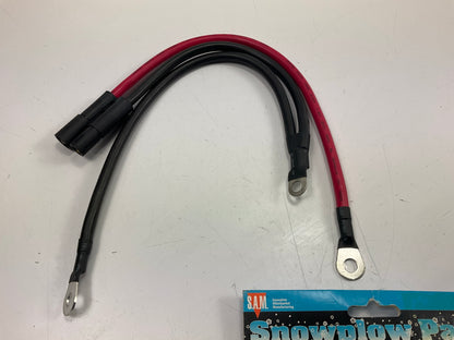 SAM 1306117 Power Battery Cable & Plug W/ Dual Ground Replaces Meyer 15811