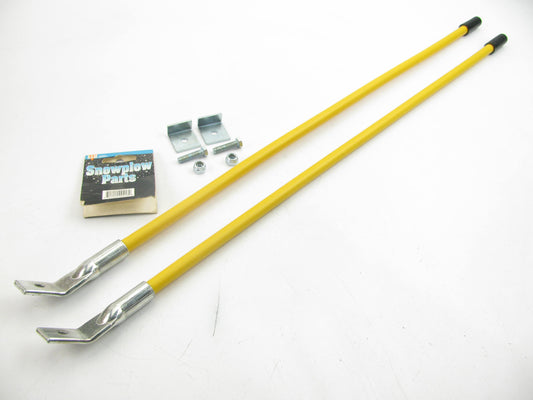 SAM 1308005 Snow Plow Blade Guide Kit 26'' X1/2'' Yellow Replaces Meyer 09916