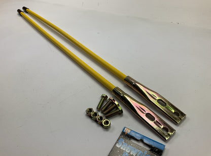 SAM 1308006 - 27'' Yellow Snow Plow Blade Guide Replaces Diamond 811000095 - PAIR