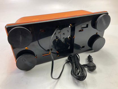 SAM B766190A Portable Snow Plow Halogen Amber Minilight Lamp Bar
