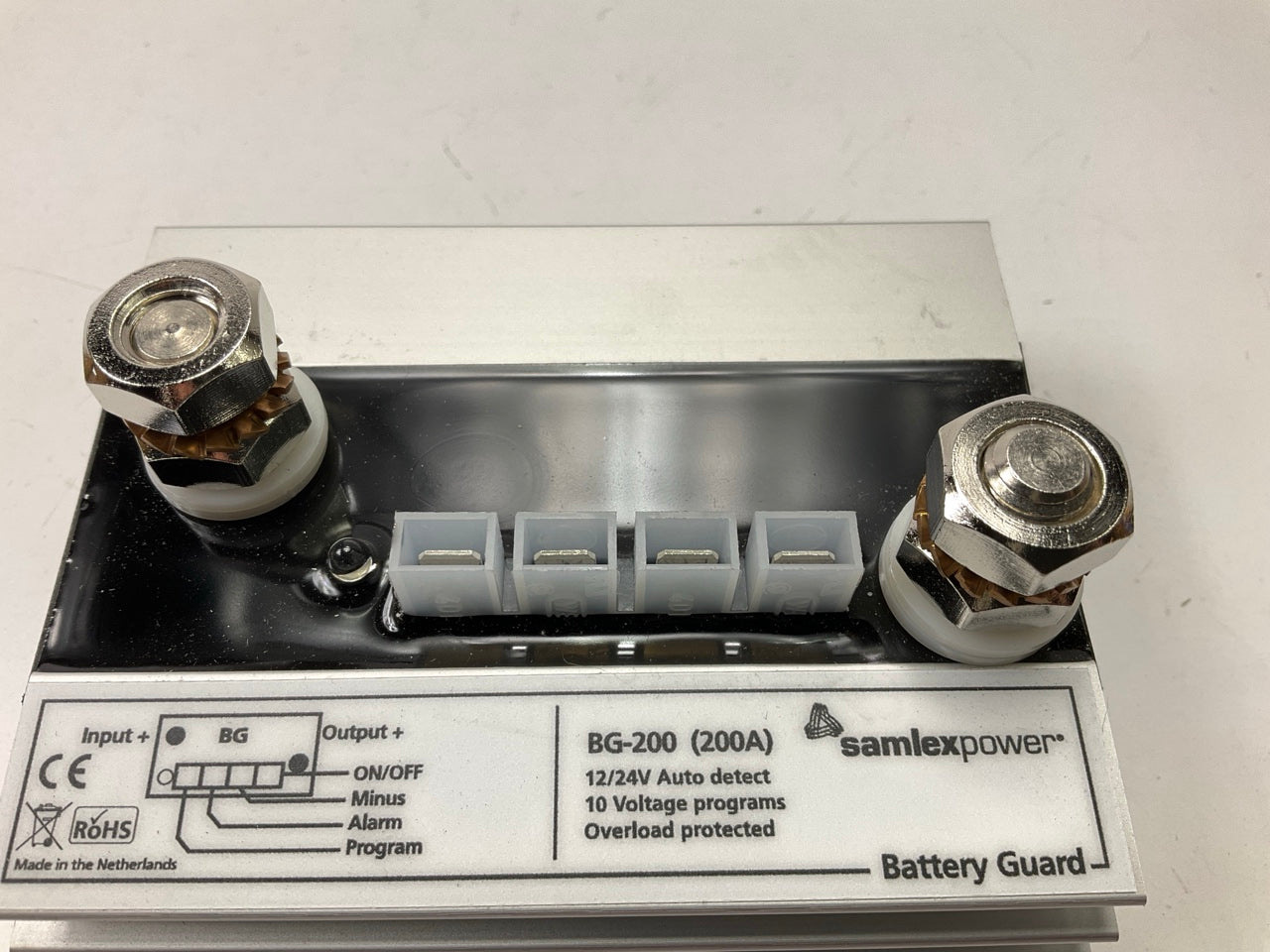 Samlex BG200 Battery Guard 200 Amp Low Voltage Disconnect Programmable Isolator