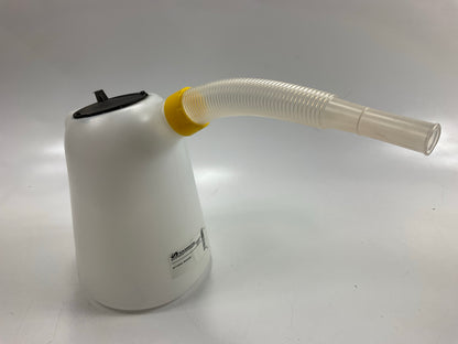 SAMSON 2377 Measuring Can, 5 Quart, Flex Spout Funnel Measure Can