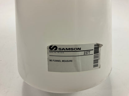 SAMSON 2377 Measuring Can, 5 Quart, Flex Spout Funnel Measure Can