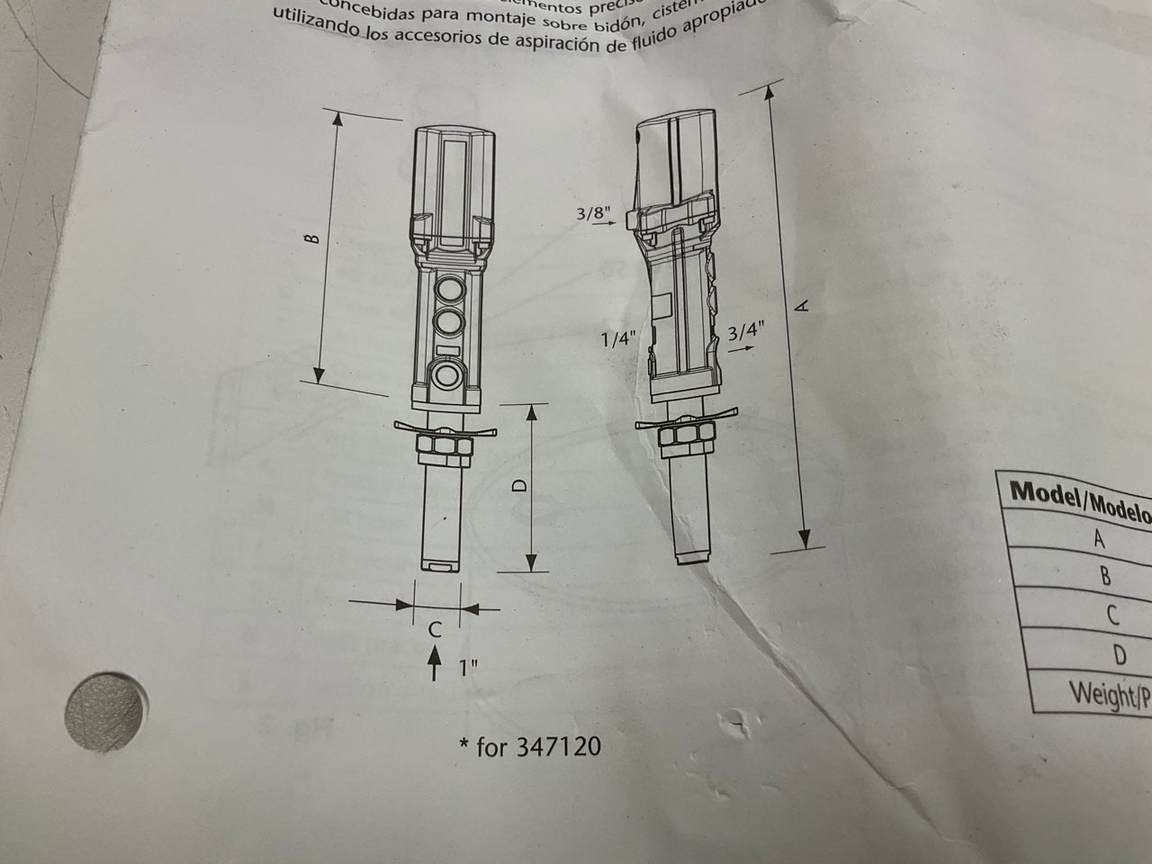 Samson 347120 PumpMaster 4 5:1- Stub Oil Pump W/ Bung Adapter