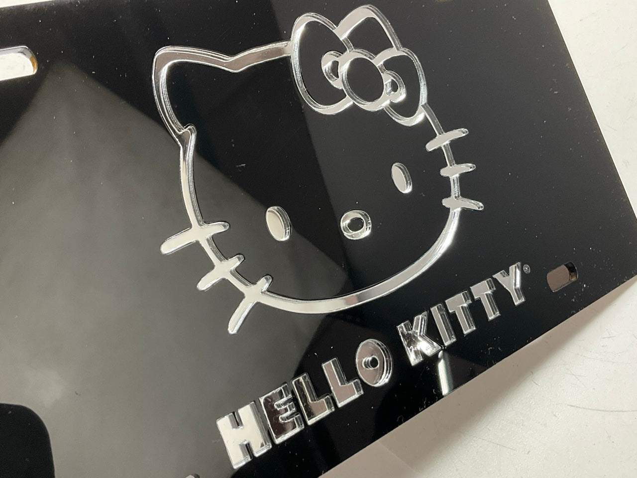 Sanrio 2019 ''Hello Kitty'' License Plate Vanity Plate