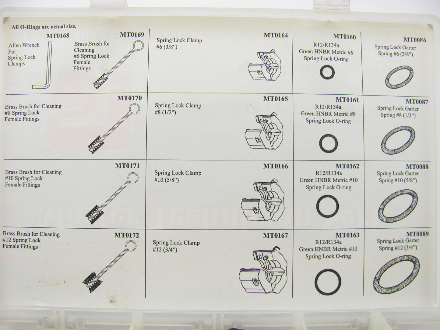 Santech MT9559 Air Conditioning A/C Mobile Tech Master Spring Lock Service Kit