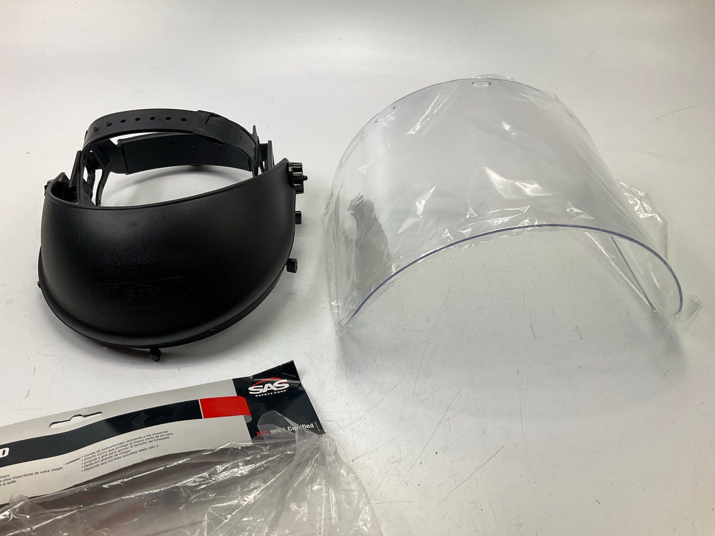 SAS Safety Corp 5140 Adjustable Protective Full Face Shield, Standard Size