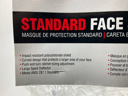 SAS 5150 Safety Replacement Clear Lens Shield (Only) For SAS 5140 Face Shield