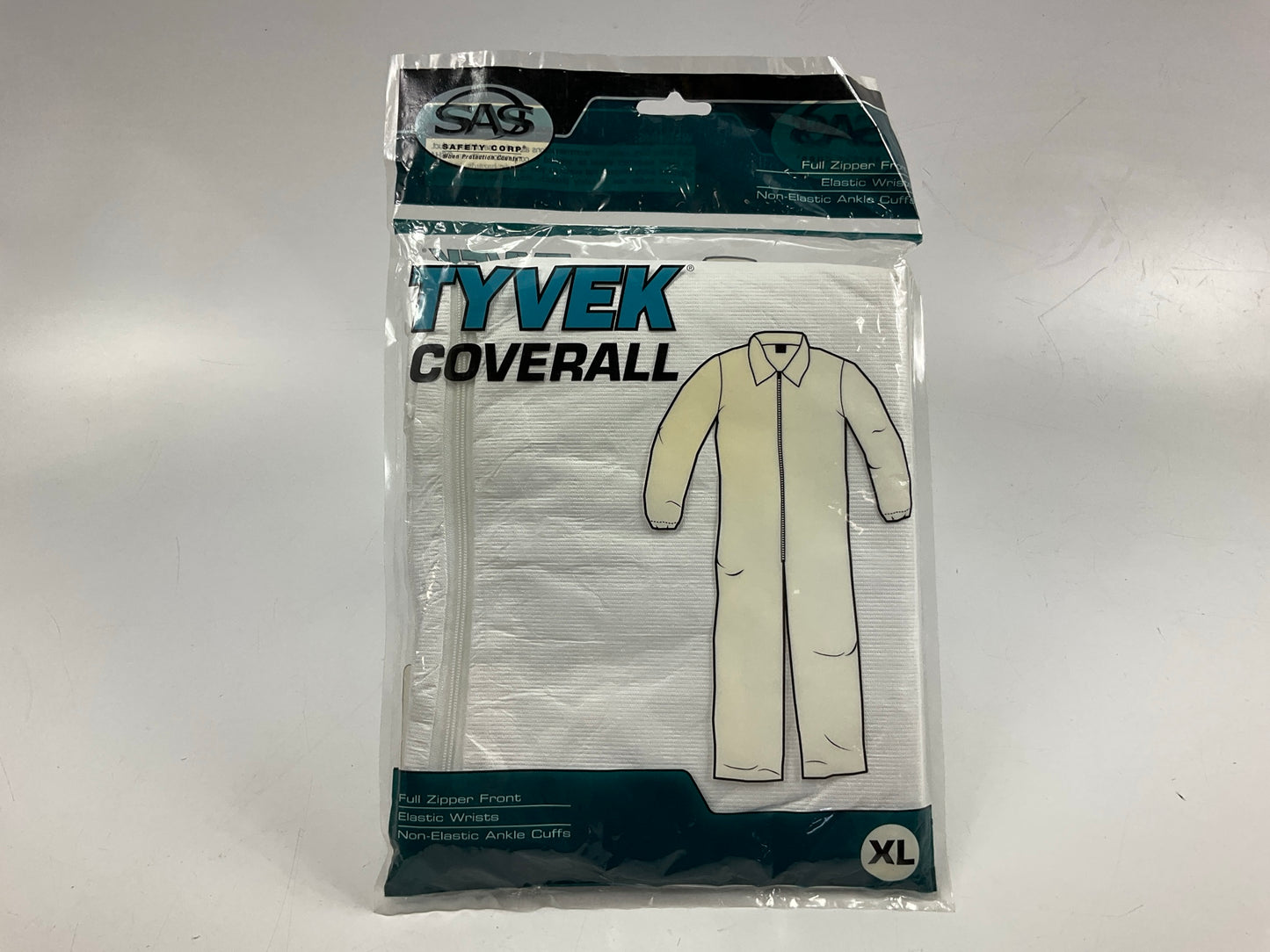 (5) SAS 6804 XL EXTRA LARGE Tyvek Protective Paint Coverall Painting Moon Suit