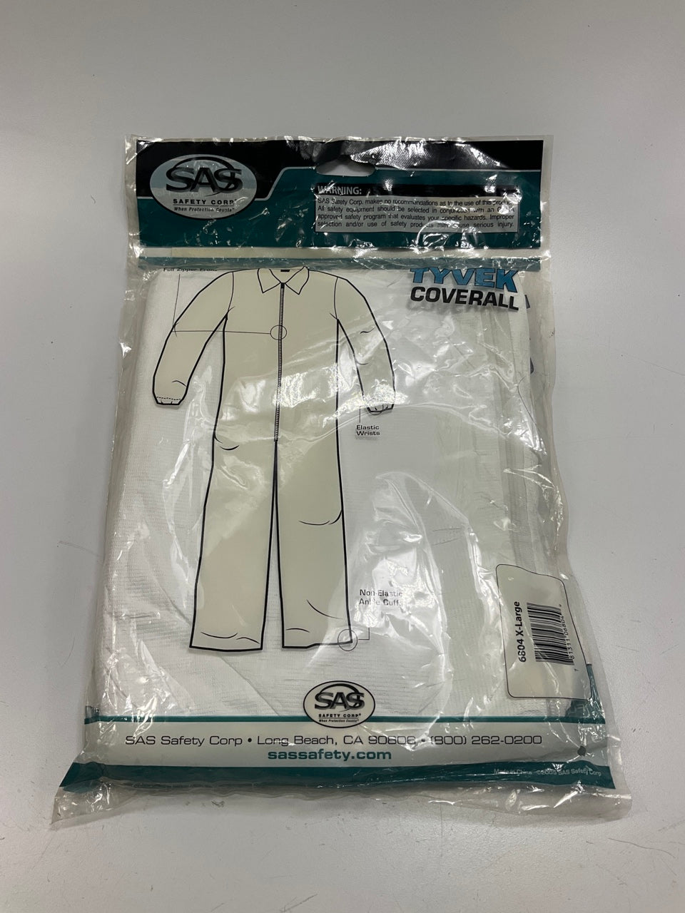 SAS 6804 XL EXTRA LARGE Tyvek Protective Paint Coverall Painting Moon Suit