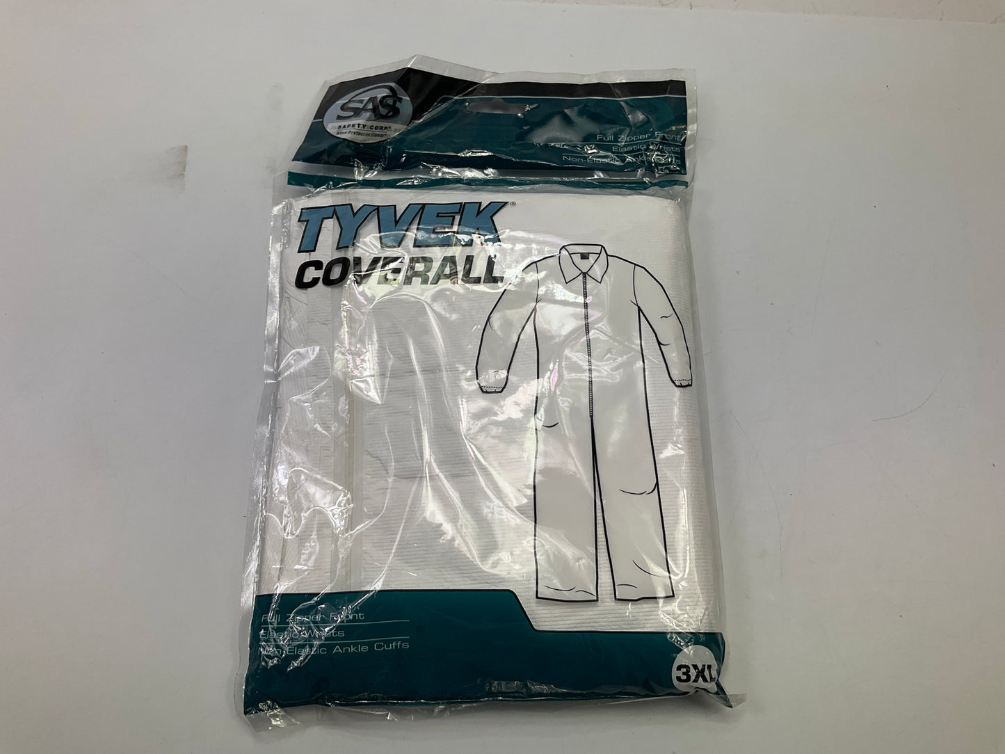 SAS Safety 6805 Protective Coveralls, XXX-LARGE Moon Suit Painting Coverall Suit