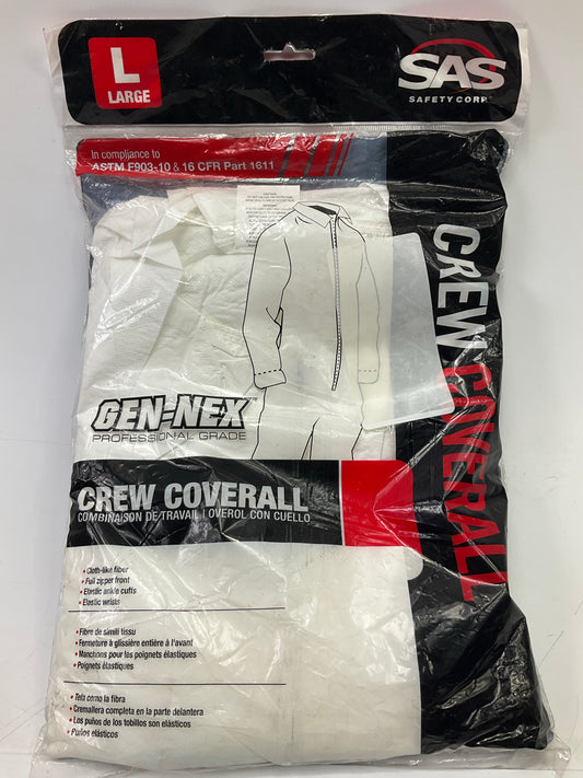 SAS Safety 6853 Gen-Nex All-Purpose Painting Paint Suit Coveralls - Large