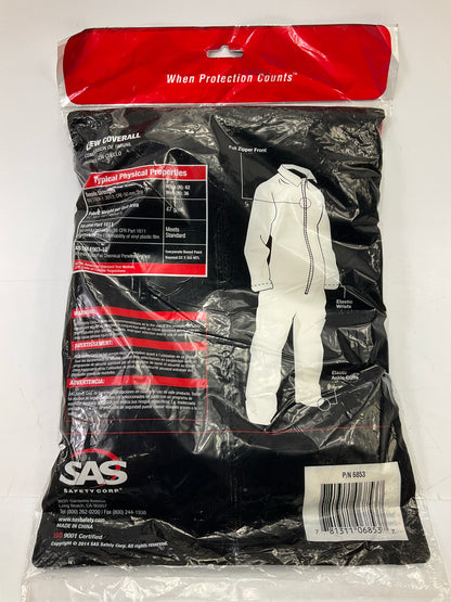 SAS Safety 6853 Gen-Nex All-Purpose Painting Paint Suit Coveralls - Large