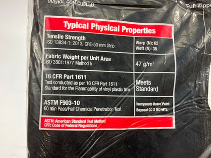 SAS Safety 6854 XL Painter's Coverall, Extra Large, White Paint Moon Suit