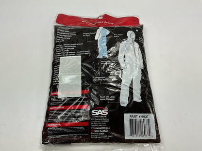 SAS 6937 Nylon / Cotton Moonsuit Resuable Hooded Paint Suit Coverall Size Medium