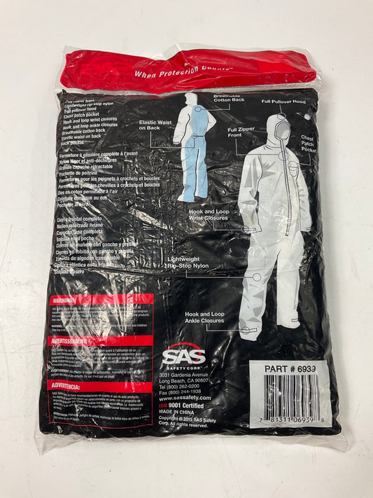 SAS Safety 6939 XL Painting Moon Suit Nylon Cotton Coverall, Extra Large