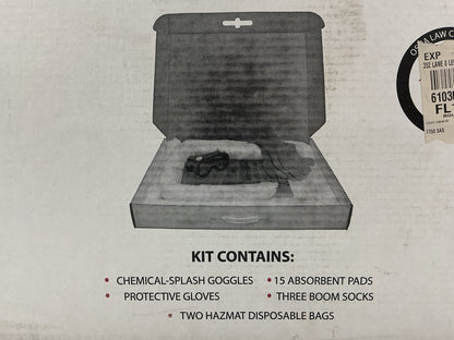 SAS 7750 Emergency Chemical Oil & Paint Spill Clean Up Kit