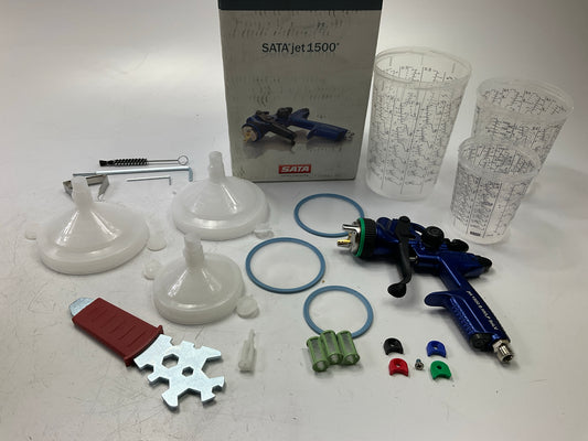 SATA 1010933 Air Spray Gun W/ RPS Cup Kit - SataJet 1500 B HVLP 1.4mm Nozzle