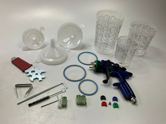 SATA 1010933 Air Spray Gun W/ RPS Cup Kit - SataJet 1500 B HVLP 1.4mm Nozzle