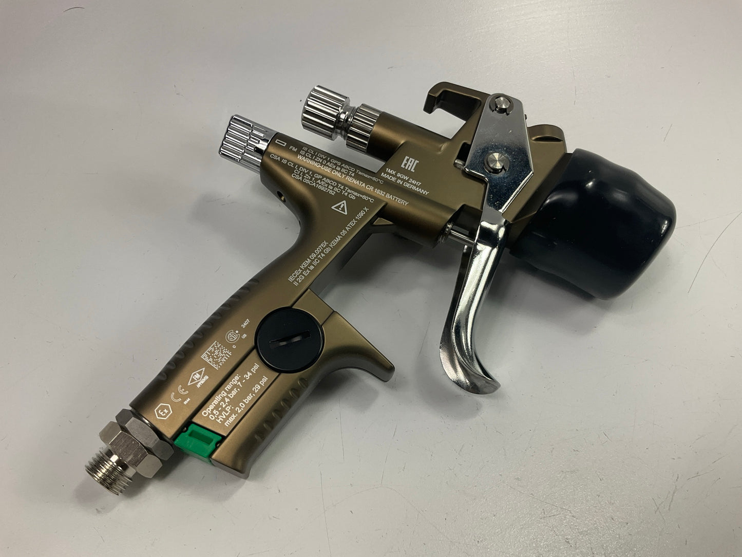 Sata 1062140 SATAjet X 5500 HVLP Digital Spray Gun With Cup, 1.4mm O-Nozzle