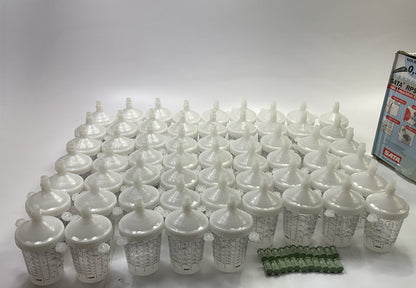 INCOMPLETE, COMES AS SHOWN - SATA RPS 0.3L Standard Cups Lids Kit