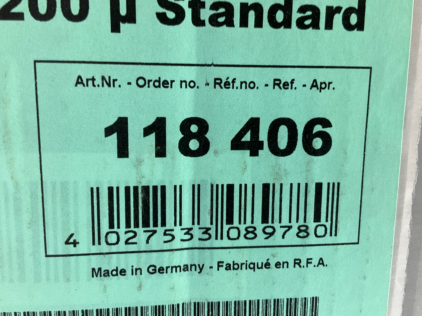INCOMPLETE, COMES AS SHOWN - SATA RPS 0.3L Standard Cups Lids Kit