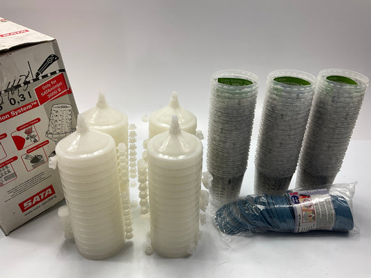 SATA 118299 RPS Cups 0.3l For Minijet, 125 Micron Filter, Pack Of 60
