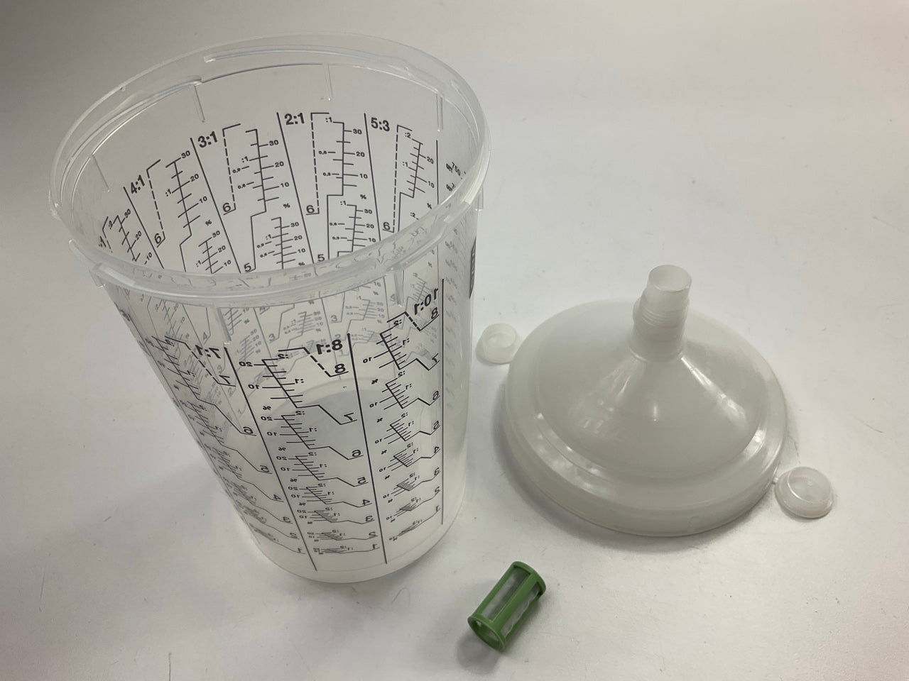 SATA 118489 RPS 0.9 Liter Disposable Cups With Lids, Pack Of (40)