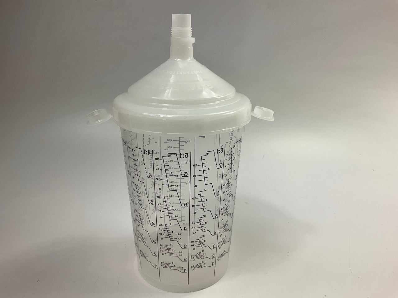 SATA 118489 RPS 0.9 Liter Disposable Cups With Lids, Pack Of (40)
