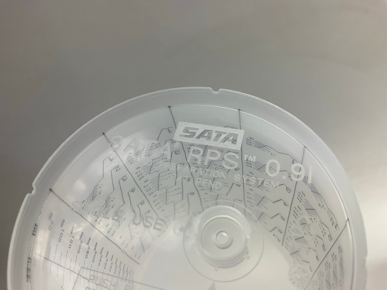SATA 118489 RPS 0.9 Liter Disposable Cups With Lids, Pack Of (40)