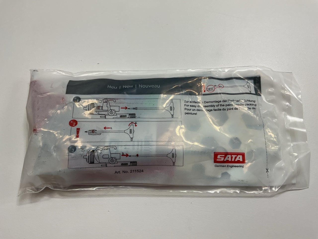 Sata 209858 SATAJet 5000 B RP Spray Gun 1.2mm Nozzle W/ Starter Kit