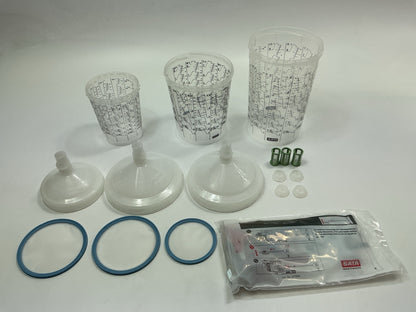 SATA 210765 Satajet 5000 B HLVP Spray Gun Kit With 1.3 Tip, RPS Cups