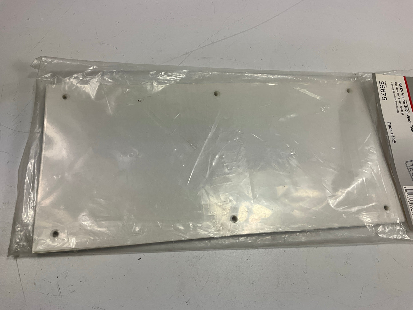 SATA 35675 Replacement Visor - Pack Of 25, For Air Vision 2000 Air Respirator