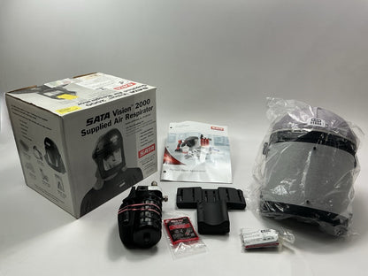 SATA 36384 Vision 2000 Supplied Air Respirator System Full Hood & Belt 51854