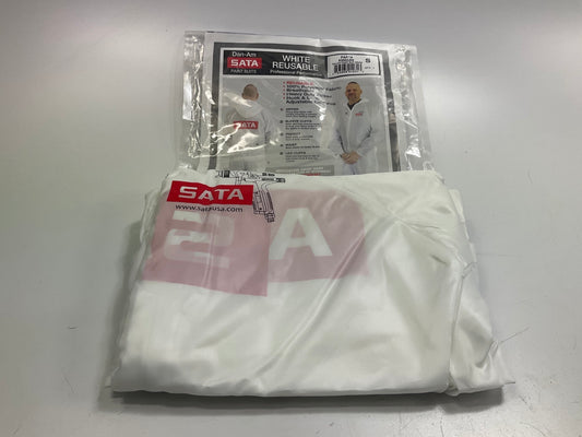 SATA Dan-Am 530052W Reusable Paint Suit, Small, White