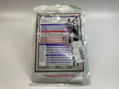 SATA Dan-Am 530056W Paint Suit, Large, White, Elastic Waist, Reusable