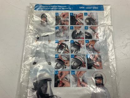 SATA 60541 SATA Vision 2000 Gray Anti-Static Hood & Chest Cloth
